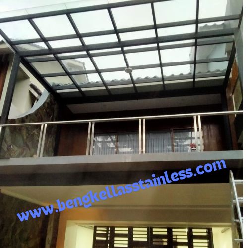 jasa pasang kanopi stainless steel