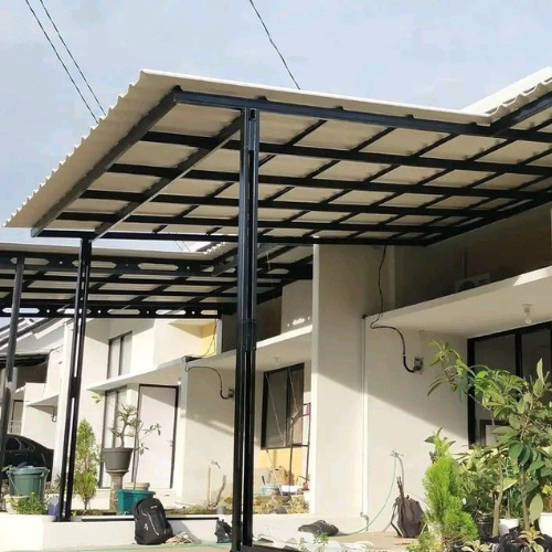 Jasa pasang kanopi besi hollow di bekasi