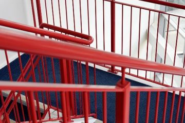 Railing Tangga Besi Bulat